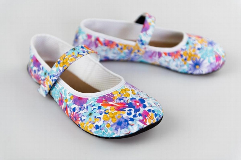 Dámské Baleríny Ahinsa Ananda Floral Barefoot Viacfarebný | TIU1064XN