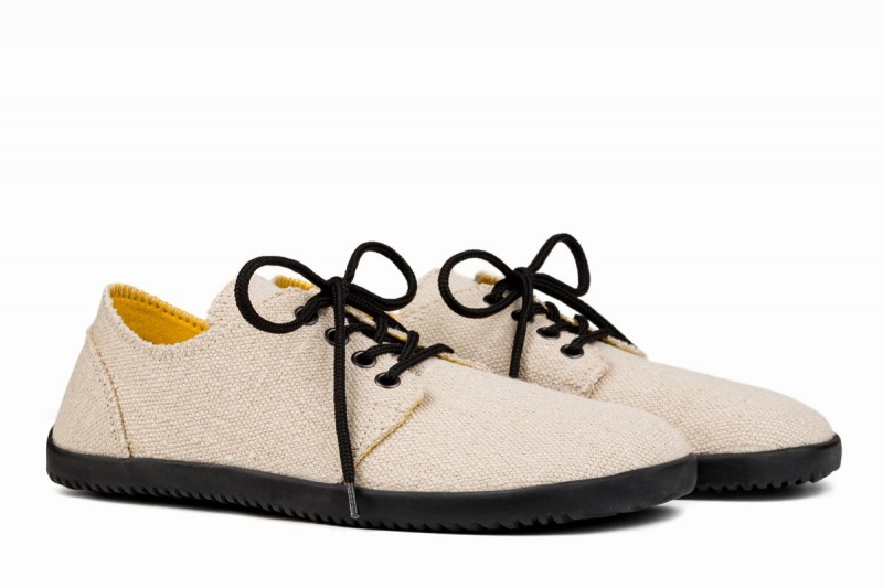 Dámské Boty Casual Ahinsa Bindu 2 Hemp Barefoot Béžový | BGQ7340MU