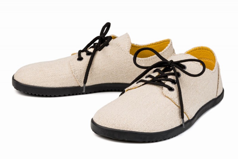 Dámské Boty Casual Ahinsa Bindu 2 Hemp Barefoot Béžový | BGQ7340MU