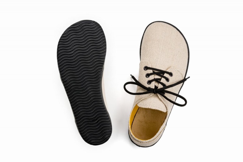 Dámské Boty Casual Ahinsa Bindu 2 Hemp Barefoot Béžový | BGQ7340MU