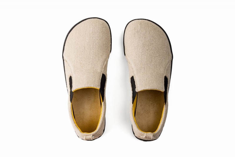 Dámské Slip On Tenisky Ahinsa Hemp Barefoot Béžový | GKA1777TQ