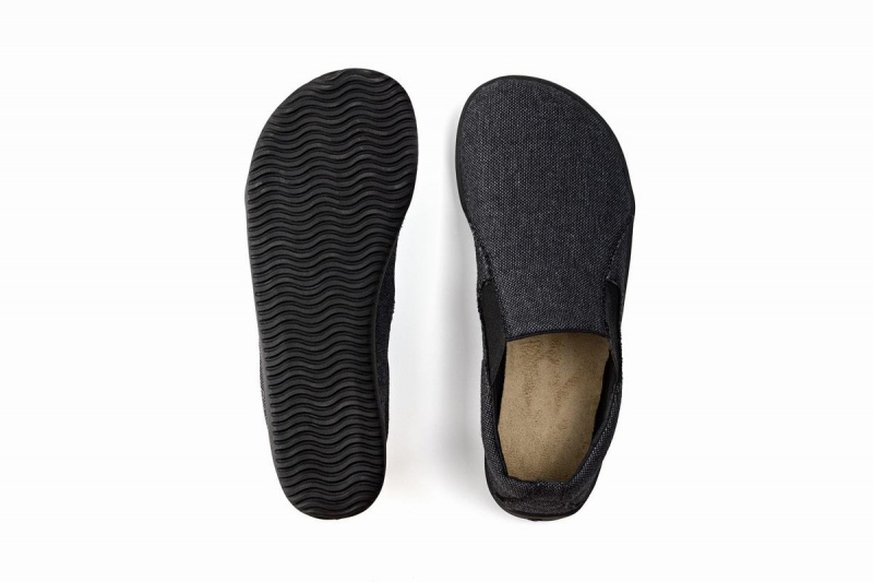 Dámské Slip On Tenisky Ahinsa Recycled Barefoot Tmavě Šedé | IBV1069OE