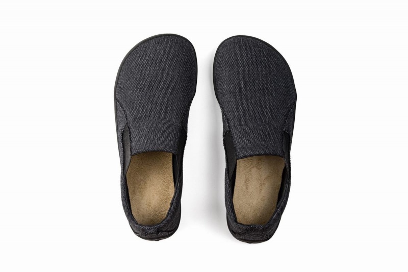 Dámské Slip On Tenisky Ahinsa Recycled Barefoot Tmavě Šedé | IBV1069OE