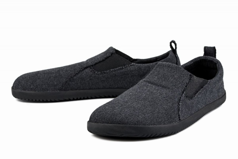 Dámské Slip On Tenisky Ahinsa Recycled Barefoot Tmavě Šedé | IBV1069OE