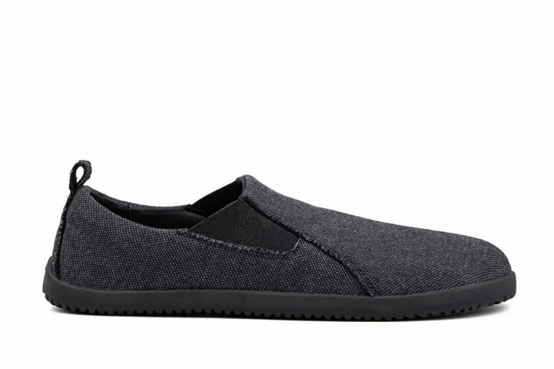 Pánské Slip On Tenisky Ahinsa Recycled Barefoot Tmavě Šedé | YXR1737ID